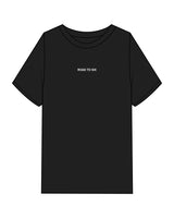 The Mens Heavyweight Tee - Black - Ariana - Center Chest & Back Center Stacked - Full Color