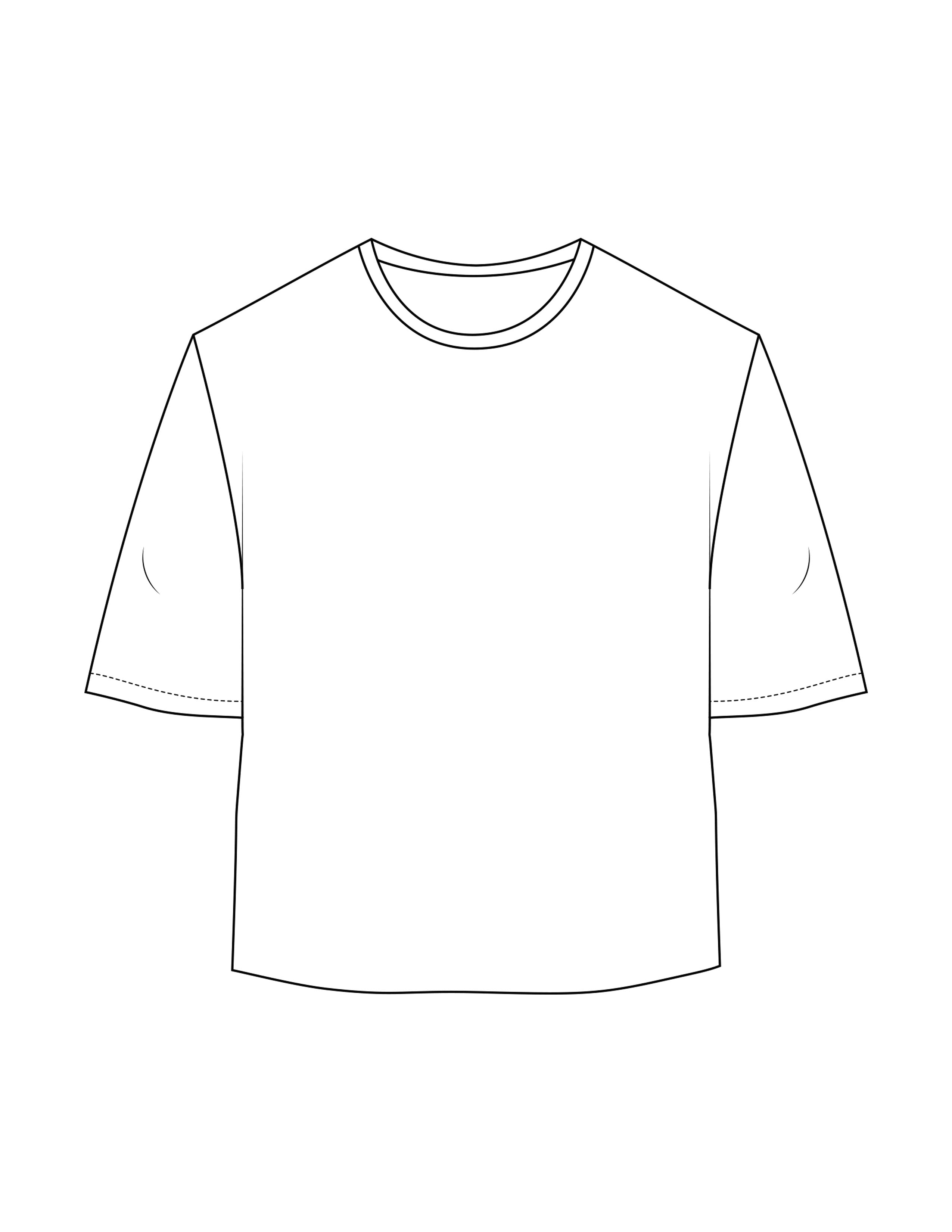 The Oversized Crop Tee - White - Pilates Movement - Back Stacked - Printed - Black