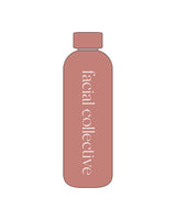 The Water Bottle - Clay - Facial Collective - Center Vertical - Printed - White