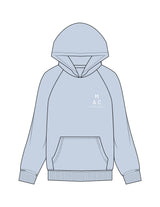 The Mens Hoodie - Powder - MSTRYDE - Left Chest Stacked & Back Image - Printed - Full Color