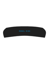 The Headband - Black - Rebel Ride - Center Brim - Printed - Blue