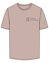 The Mens Tee - Mushroom - Core Strong - Left Chest - Printed - Dark Green