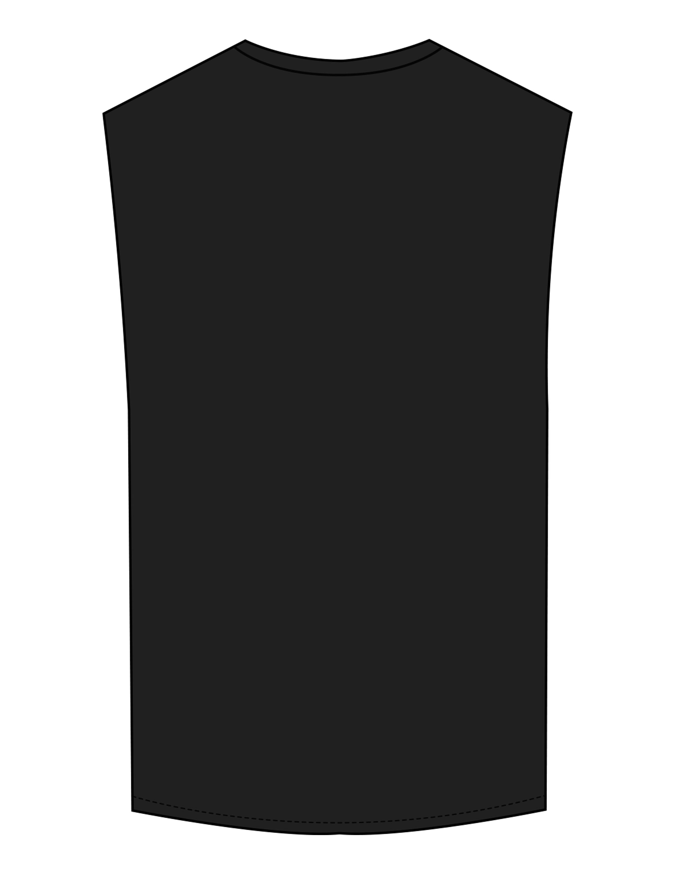 The Muscle Tank - Black - Game Changer - Center Chest Stacked - Printed - White