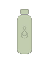 The Water Bottle - Pistachio - Wholebody Centered - Center - Tone on Tone