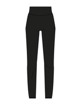 The Basic Legging - Black - Rebel Ride - Back Waistline - Printed - Blue