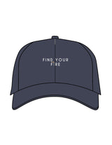 The Dad Hat - Navy - Ignite Barre & Fitness - Center Crown Stacked - Embroidered - Full Color