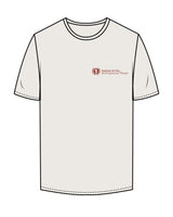 The Mens Tee - Bone - Institute 4 Sex & Occupational - Left Chest Stacked & Back Stacked - Red (8B2824)