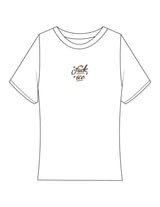 The Baby Tee - White - Studio Luz - Center Chest & Back Neckline - Printed - Full Color