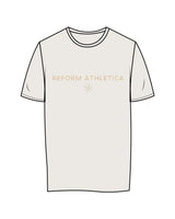 The Womens Tee - Bone - Reform Athletica - Chest Stacked - Printed - Full Color