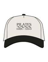 The Canvas Cap - Natural / Black - Studio47 Pilates - Center Crown Stacked - Embroidered - Black