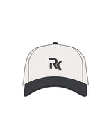 The Canvas Cap - Natural / Coal - REKINECTED - Center Crown - Printed - Charcoal