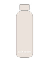 The Water Bottle - Off White - Lava - Center Bottom Body - Printed - White