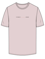 The Mens Tee - Pink - Fit Results - Center Chest & Back Neckline - Full Color