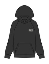 The Womens Hoodie - Washed Black - Daybreak Church - Left Chest & Center Back - Printed - Full Color