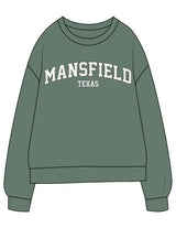 The Midweight Unisex Crewneck - Washed Alpine - Refined Movement - Center Chest Stacked & Back Stacked - Printed - Full Color