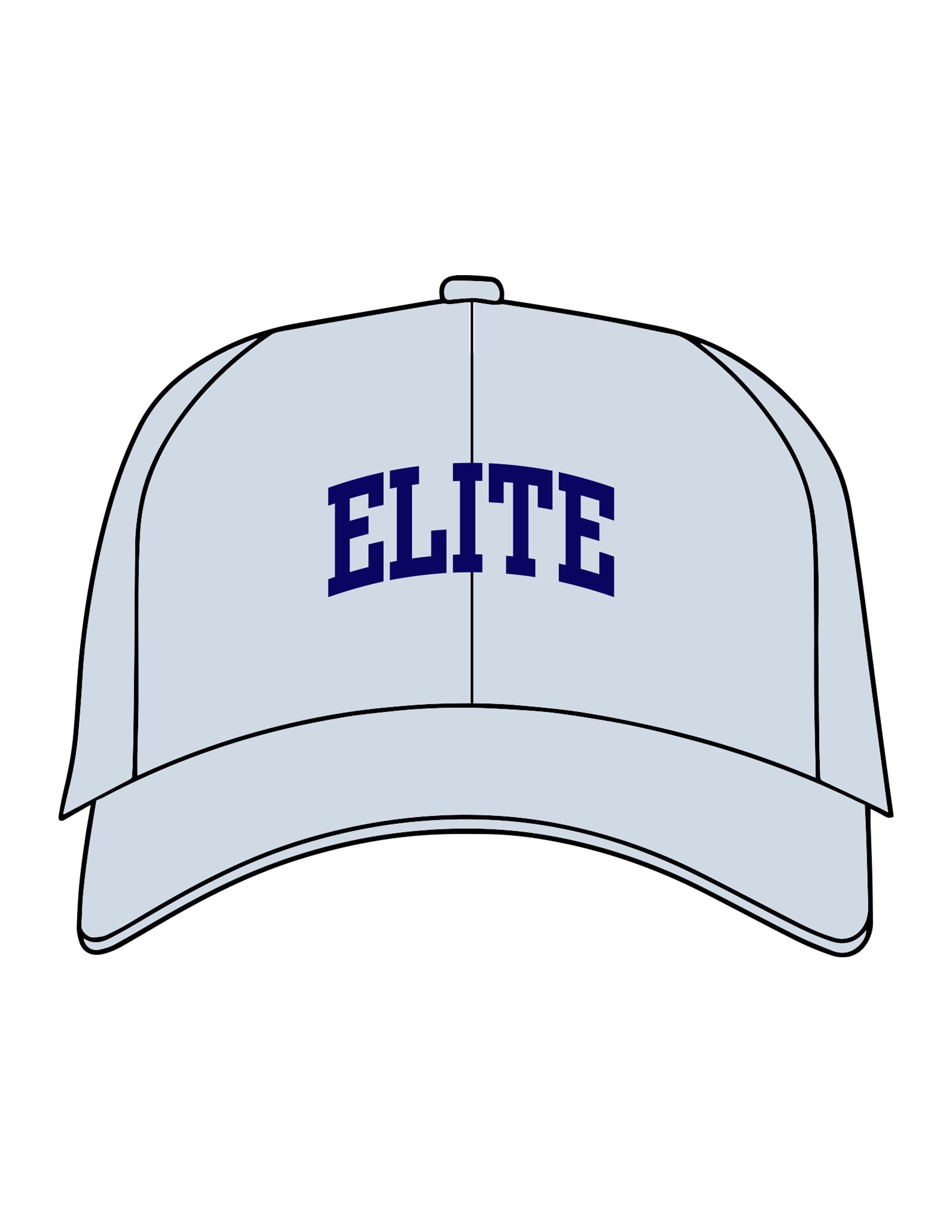 The Dad Hat - Light Blue - Elite Insurance - Center Crown - EMB - Blue