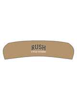 The Headband - Khaki - Rush Cycle Studio - Center Crown Stacked - Printed - Full Color
