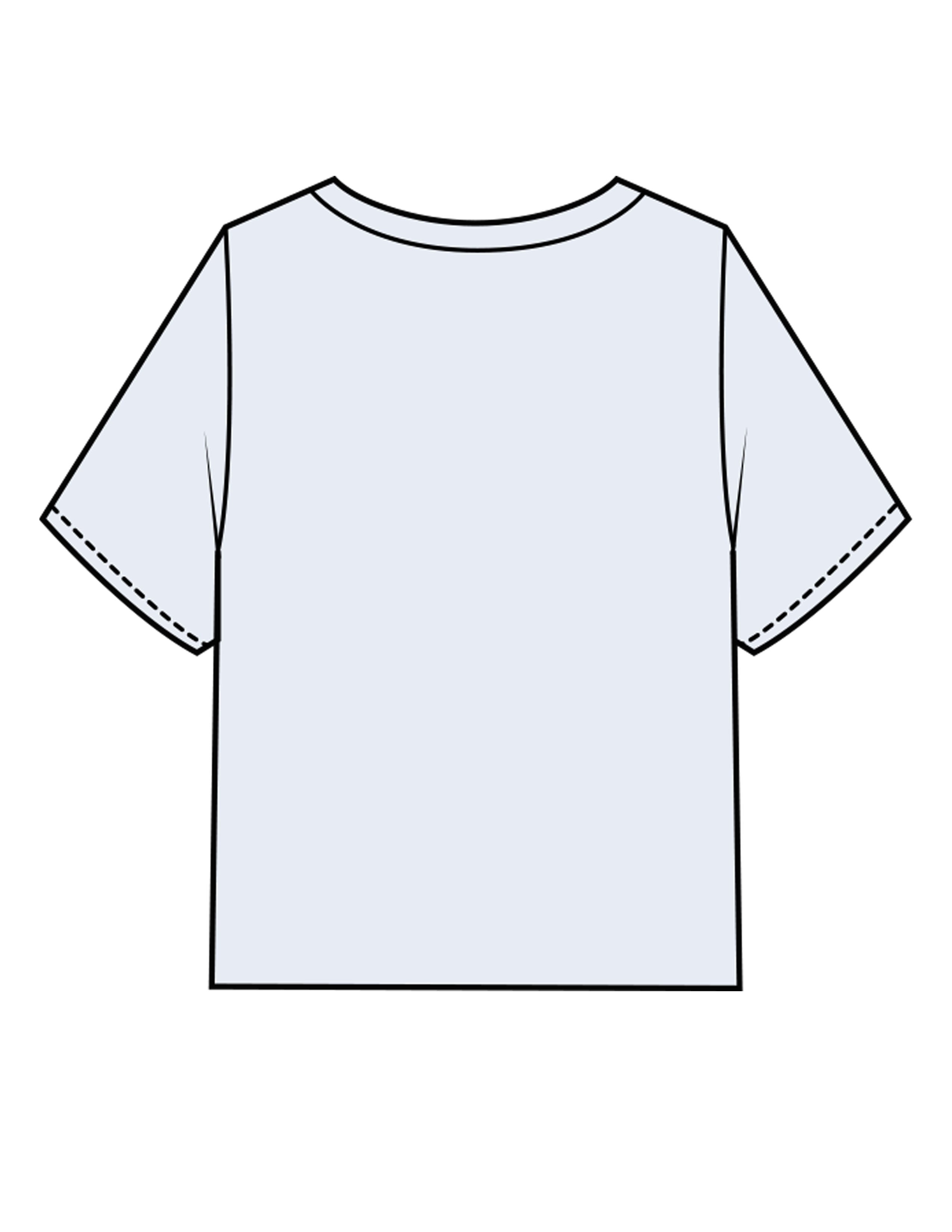 The Midweight Crop Tee - Light Blue - Komo Studio - Center Chest - Printed - Tone on Tone