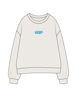 The Womens Crewneck - Bone - Body Performance - Center Chest - Printed - Full Color