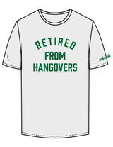 The Mens Tee - Off White - Mingle Mocktails - Center Chest Stacked & Left Sleeve - Printed - Green