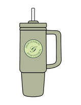 The Tumbler Cup - Pistachio - G+T - Center Body Round - Printed - Full Color