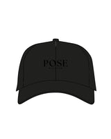 The Dad Hat - Black - Pose Pilates - Center Stacked - Tone on Tone