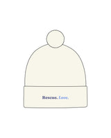 The Pom Pom Beanie - Off White - LLR - Center Brim - Embroidered - Full Color