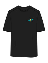 The Mens Active Tee - Black - Try Smile Collective - Left Chest - Printed - Full Color