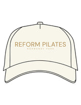 The Foam Trucker - Off White - Reform Pilates - Center Crown Stacked - Printed - Gold
