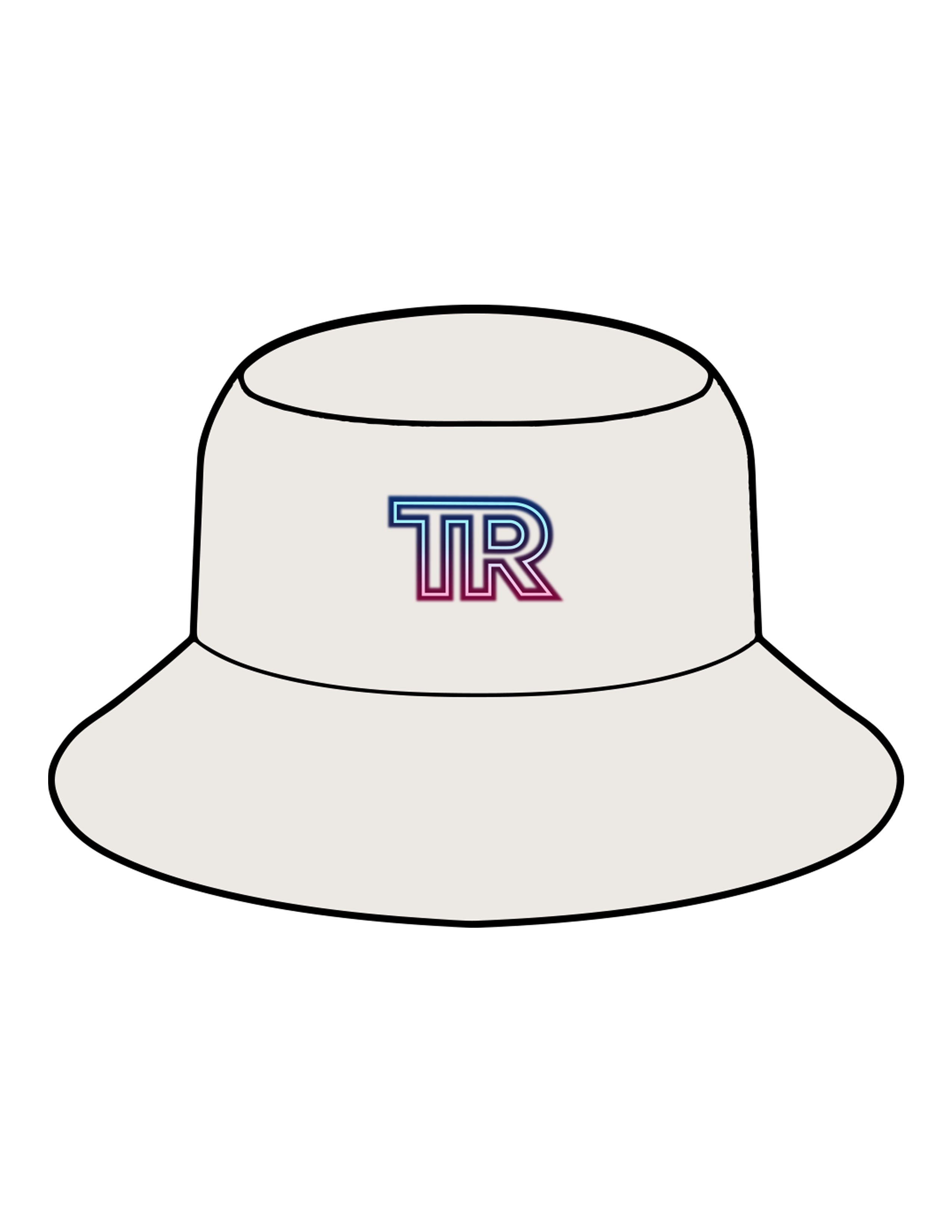 The Bucket Hat - Bone - Top Right Collectibles - Center Crown - Printed - Full Color