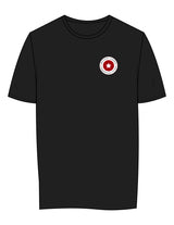 The Womens Tee - Black - Method Lagree - Left Chest Round & Center Back - Printed - Full Color