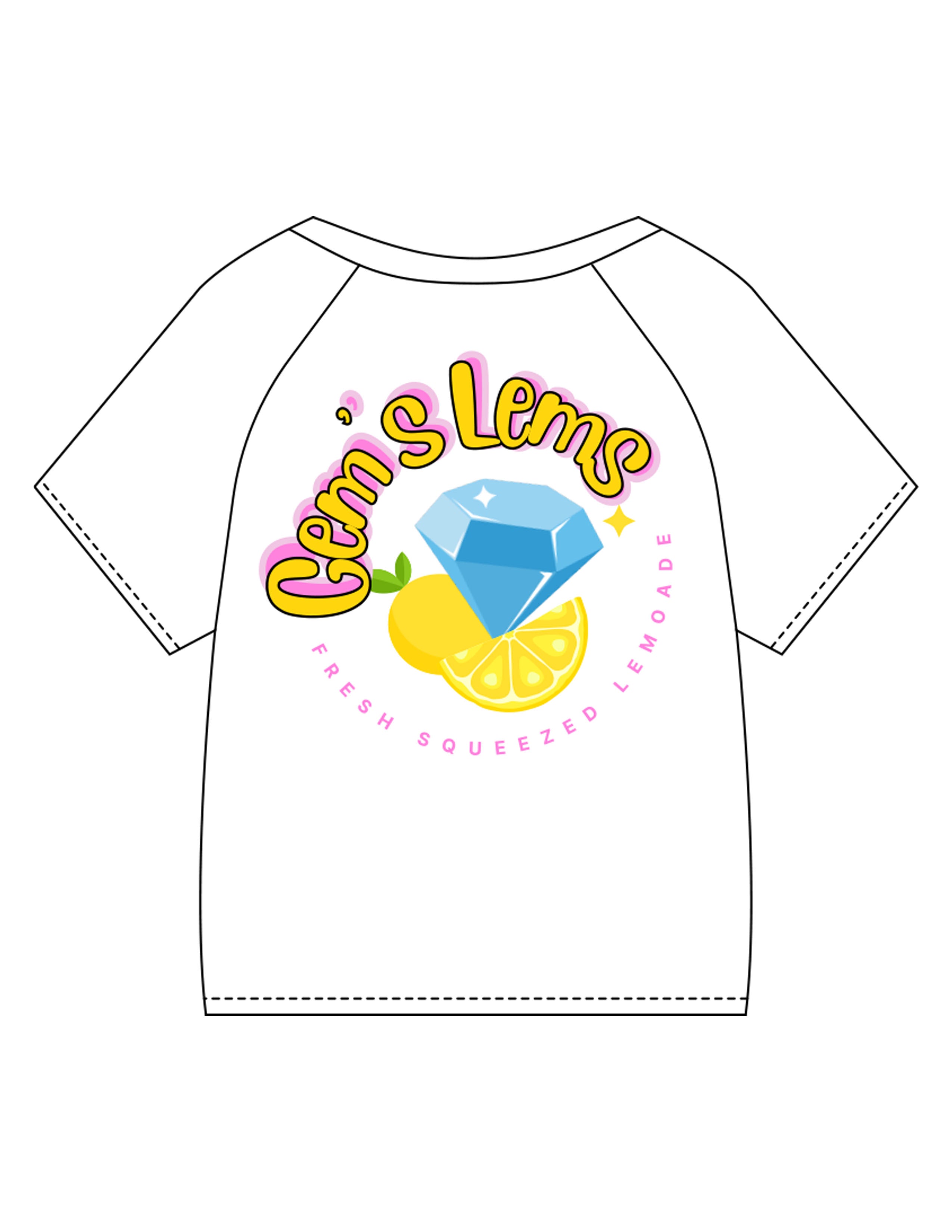 The Kids Tee - White - Core Allure Pilates - Left Chest & Back Image - Printed - Full Color