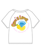 The Kids Tee - White - Core Allure Pilates - Left Chest & Back Image - Printed - Full Color