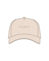 The Dad Hat - Stone - Karve Lagree Fit - Center Crown - Embroidered - Tone on Tone