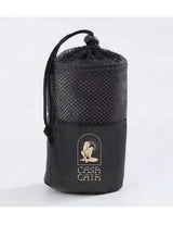 The Gym Towel - Brown - Casa Caia - Front Bottom Left - Embroidered - Coconut Cream - The Gym Towel Bag - Black - Center Body Stacked - Printed - Sand