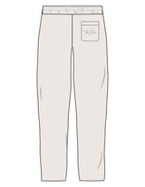 The Straight Leg Sweatpant - Bone - The Stu - Back Pocket - EMB - Tone on Tone