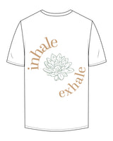 The Mens Tee - White - Balanced Self - Center Chest & Full Back - Printed - Full Color