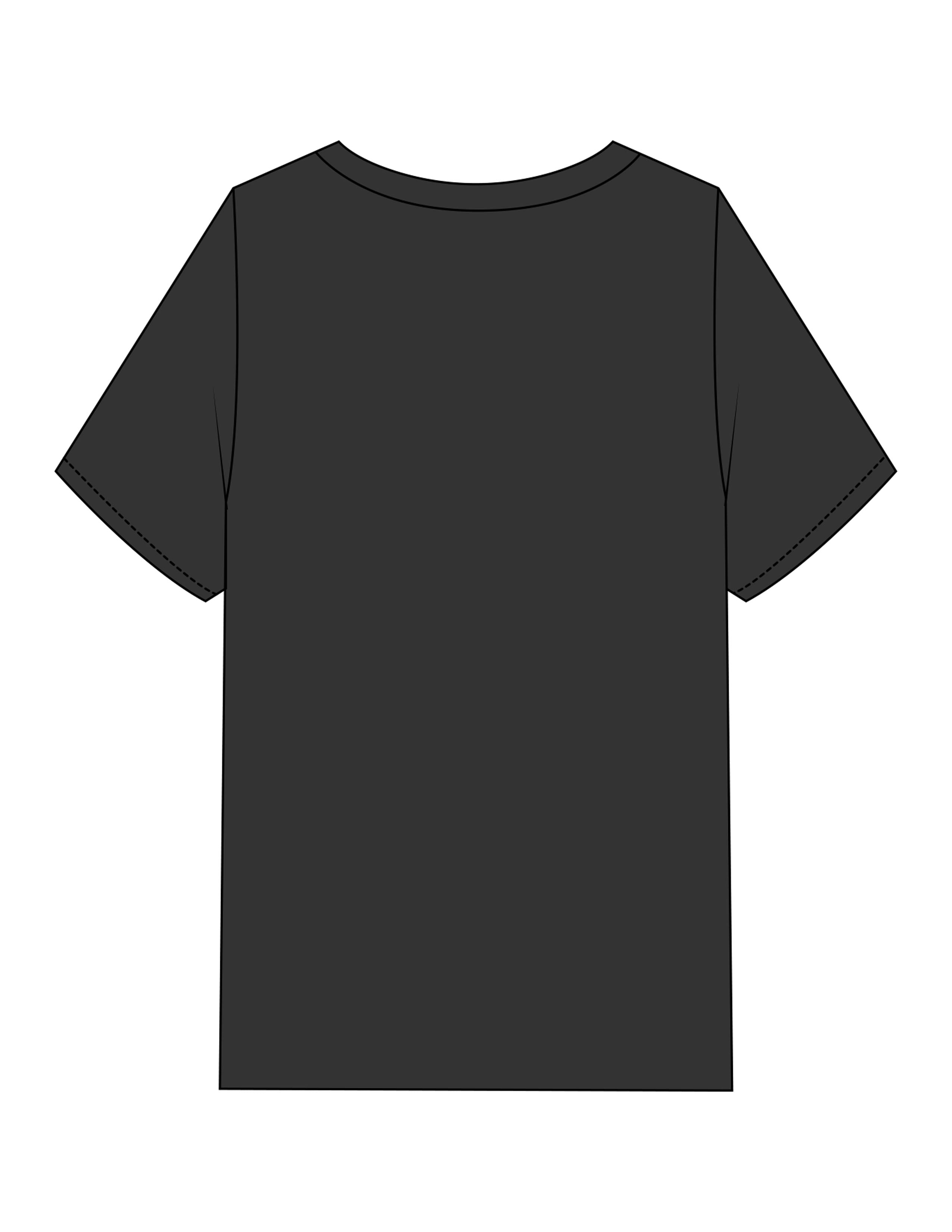 The Mens Heavyweight Tee - Washed Black - RAG Collaborative - Right Sleeve - Embroidered - Black