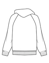 The Mens Hoodie - White - JL Marketing - Left Chest - Printed - Washed Black