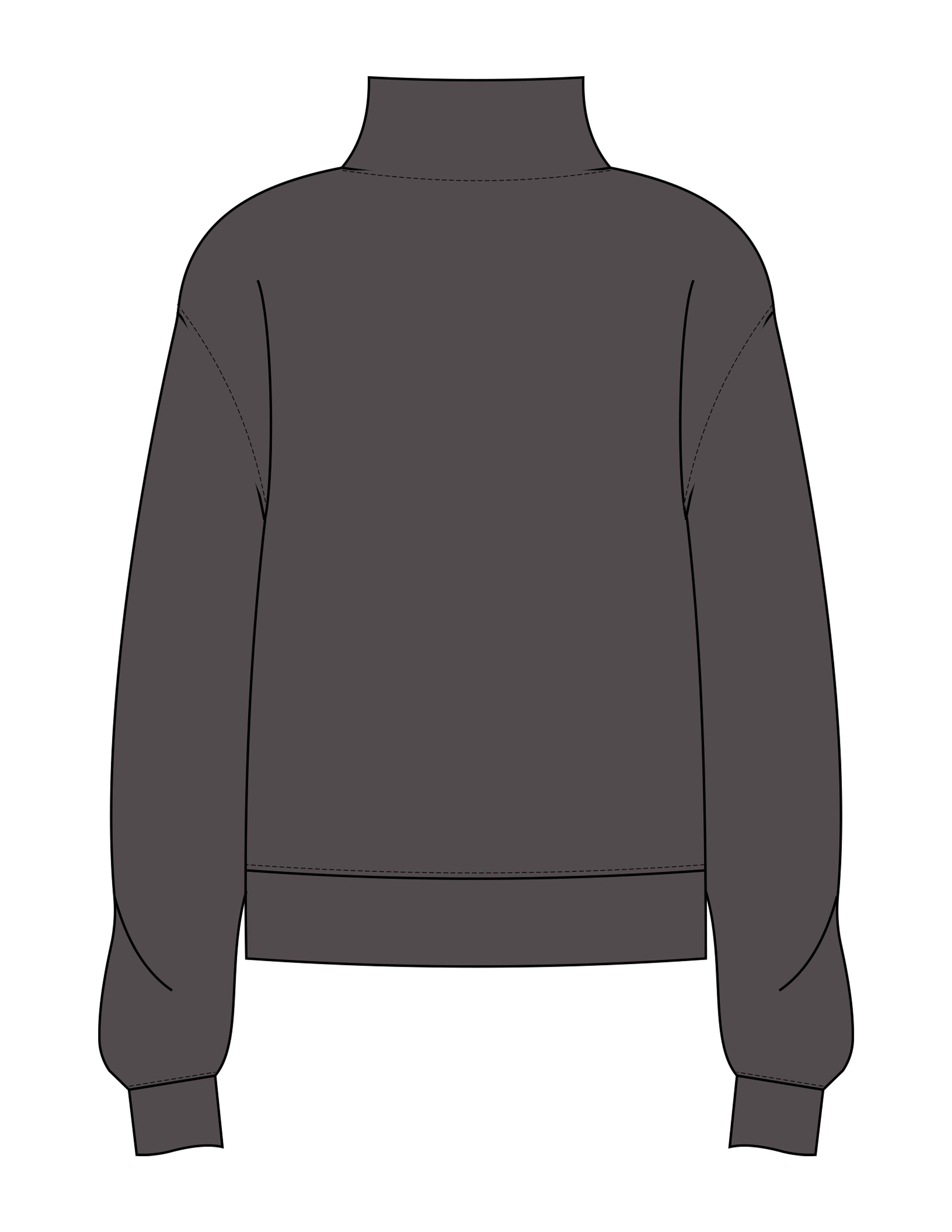 The Mens 1/4 Zip - Washed Gray - VCC - Left Chest - Embroidered - Off White