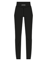 The Basic Legging - Black - Saltvault - Back Waistline - Printed - White