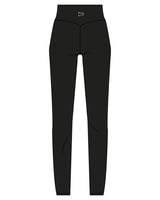 The Basic Legging - Black - Studio 10 - Back Center Waist - Printed - White