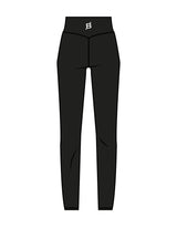 The Basic Legging - Black - Tremble - Back Waistline - Printed - White