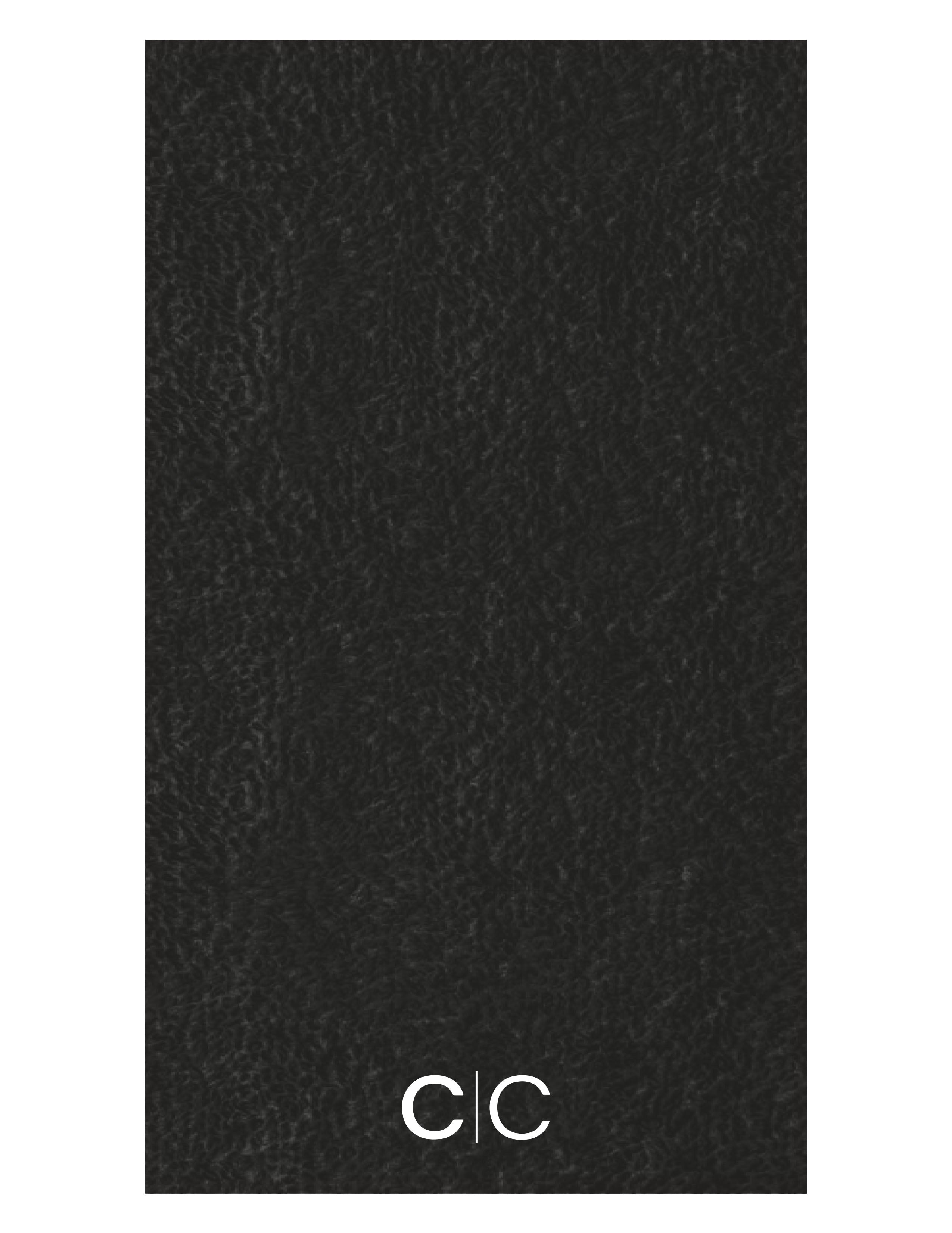 The Gym Towel - Black - Core Collective - Front Bottom - Embroidered - White - The Gym Towel Bag - Black - Center Body - Printed - White