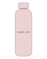 The Water Bottle - Pink - Barre Life - Center Horizontal - Black