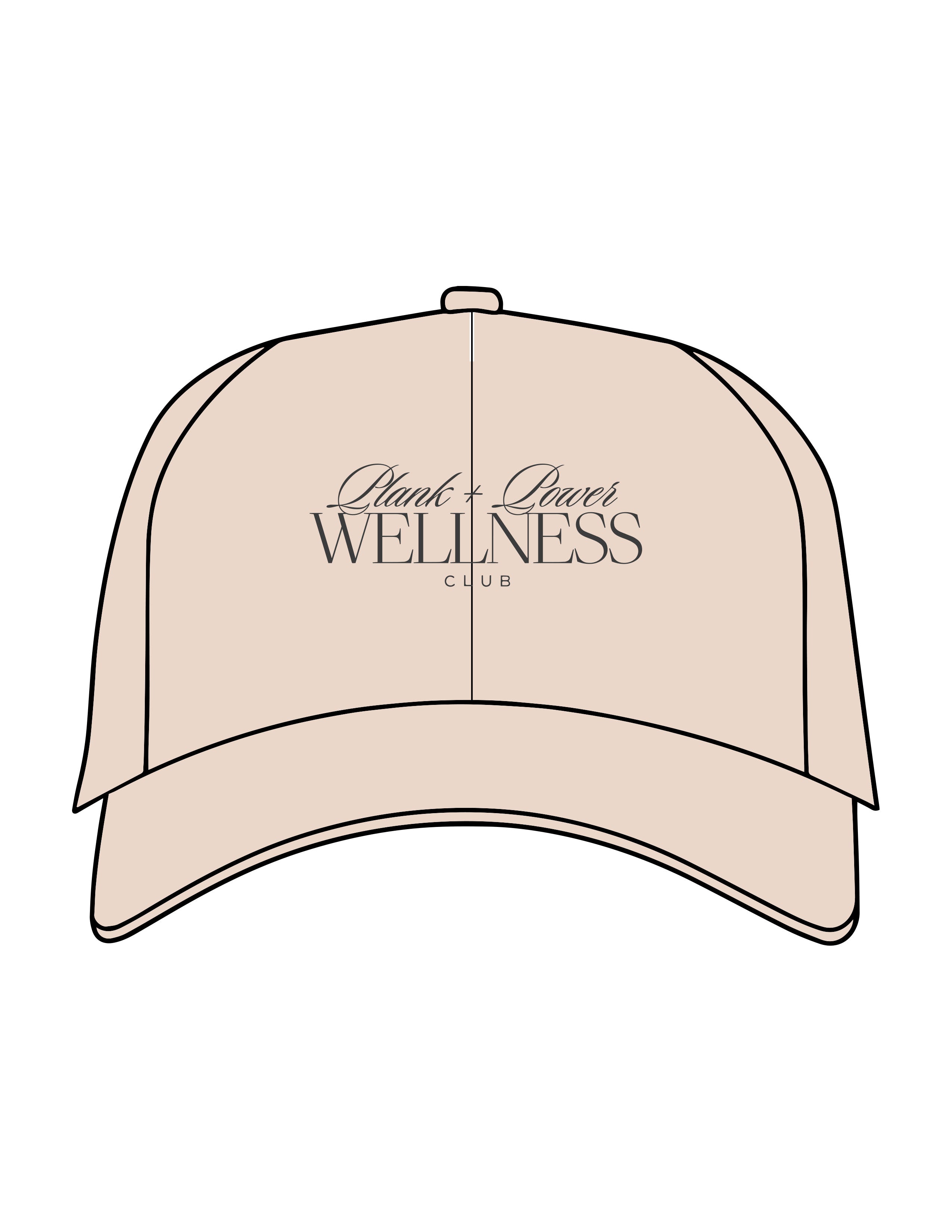 The Dad Hat - Stone - Plank + Power - Center Crown Stacked - Embroidered - Charcoal