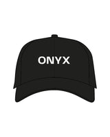 The Dad Hat - Black - Onyx Fit - Center & Left Side - White