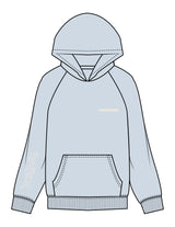 The Mens Hoodie - Powder - Nokkomo Mints - Left Chest & Right Sleeves - Printed - Off White