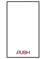 The Gym Towel - White - Designed by GI - Bottom Body - Embroidered - Clay - The Gym Towel Bag - Black - Center Body - Printed - White