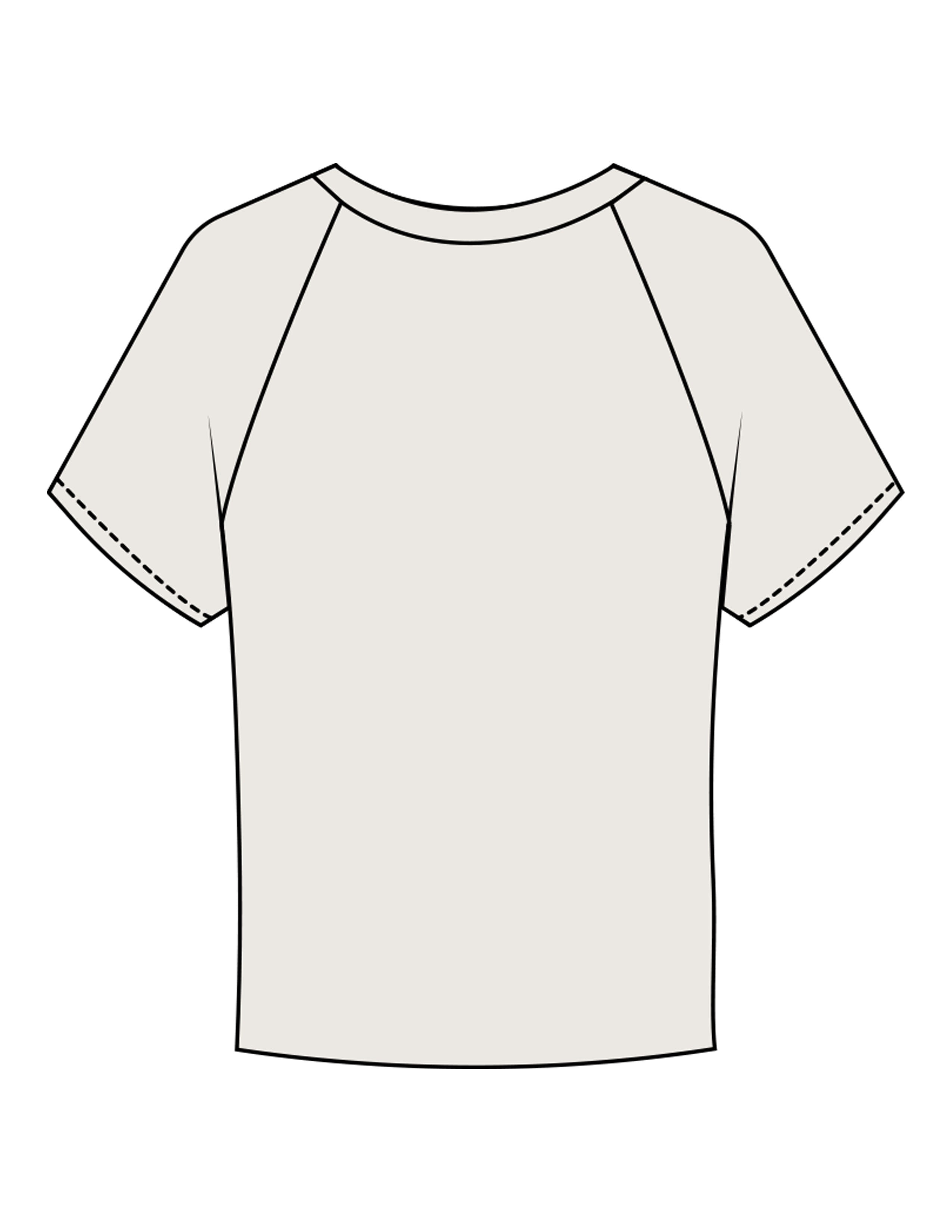 The Micro Rib Baby Tee - Natural - SWS - Center Chest Wavy Text - Printed - Full Color